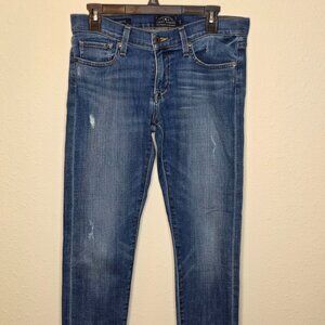 Lucky Brand "Sienna Cigarette" Women's Distressed Denim Jeans, Size 2/26